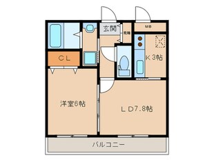 ＤＳタワー大博通りの物件間取画像